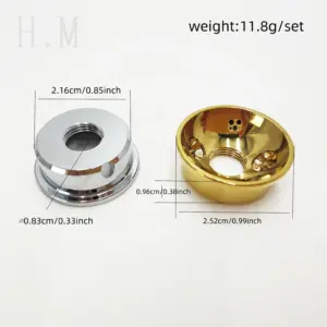 TL Round Electric Guitar Jack Socket Black, Gold, Silver 10 Se40ccdd7f9b74ad6928d27046cc6dcf72