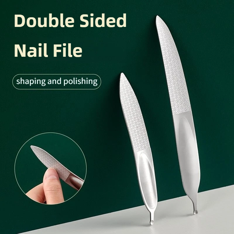 Stainless Steel Nail File in Dual Lengths 3 Stainless Steel Nail File in Dual Lengths - Image 3