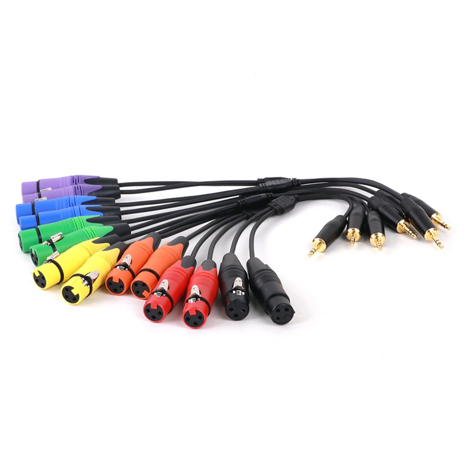 Professional 3.5mm TRS to Dual XLR Audio Splitter Cable 6 Professional 3.5mm TRS to Dual XLR Audio Splitter Cable - Image 6