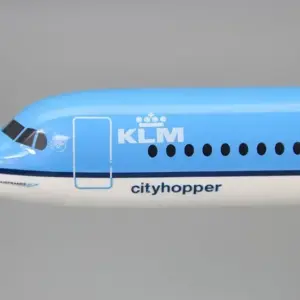 KLM Fokker FK-100 Model 1:100 Scale 11 Se42d08b5147544598102e04c067a80f0d