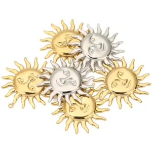 Stainless Steel Sun Pendant 38mm Brightening Jewelry 12 Se42d52e1364d4941b927b268ec8f894dF