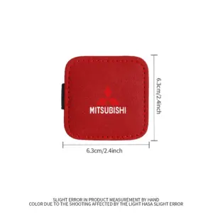 Mitsubishi Seat Belt Shoulder Protector in Red 13 Se4447f4dd50c4c4f9a61c0dcd85a0511R