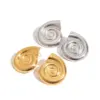 Stainless Steel Spiral Earrings for Women