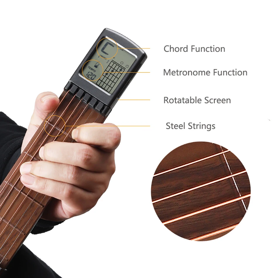 Portable Guitar Chord Trainer with LCD Display 5 Portable Guitar Chord Trainer with LCD Display - Image 5