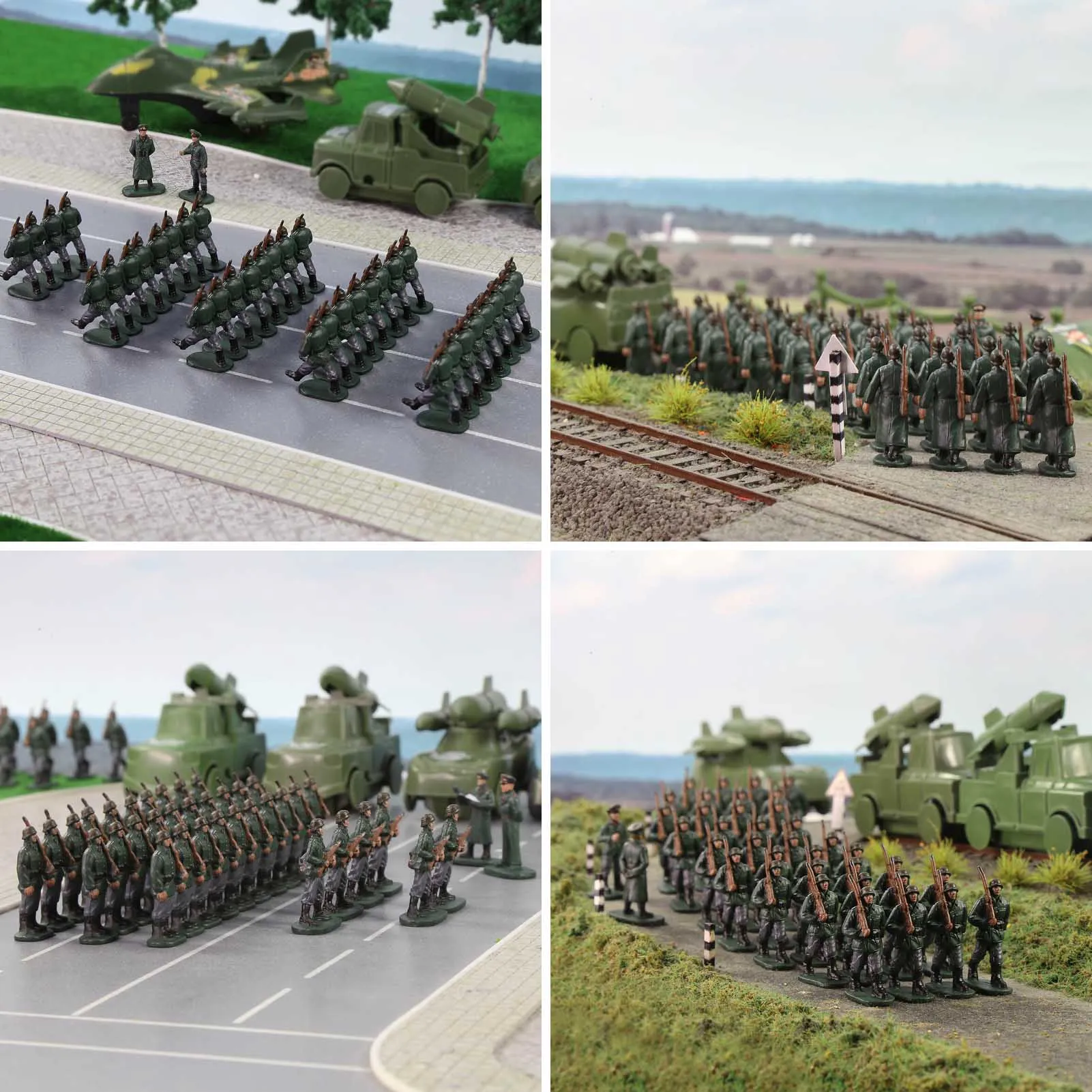 HO Scale 1:87 Military Figures Set with 20 Models 6 HO Scale 1:87 Military Figures Set with 20 Models - Image 6