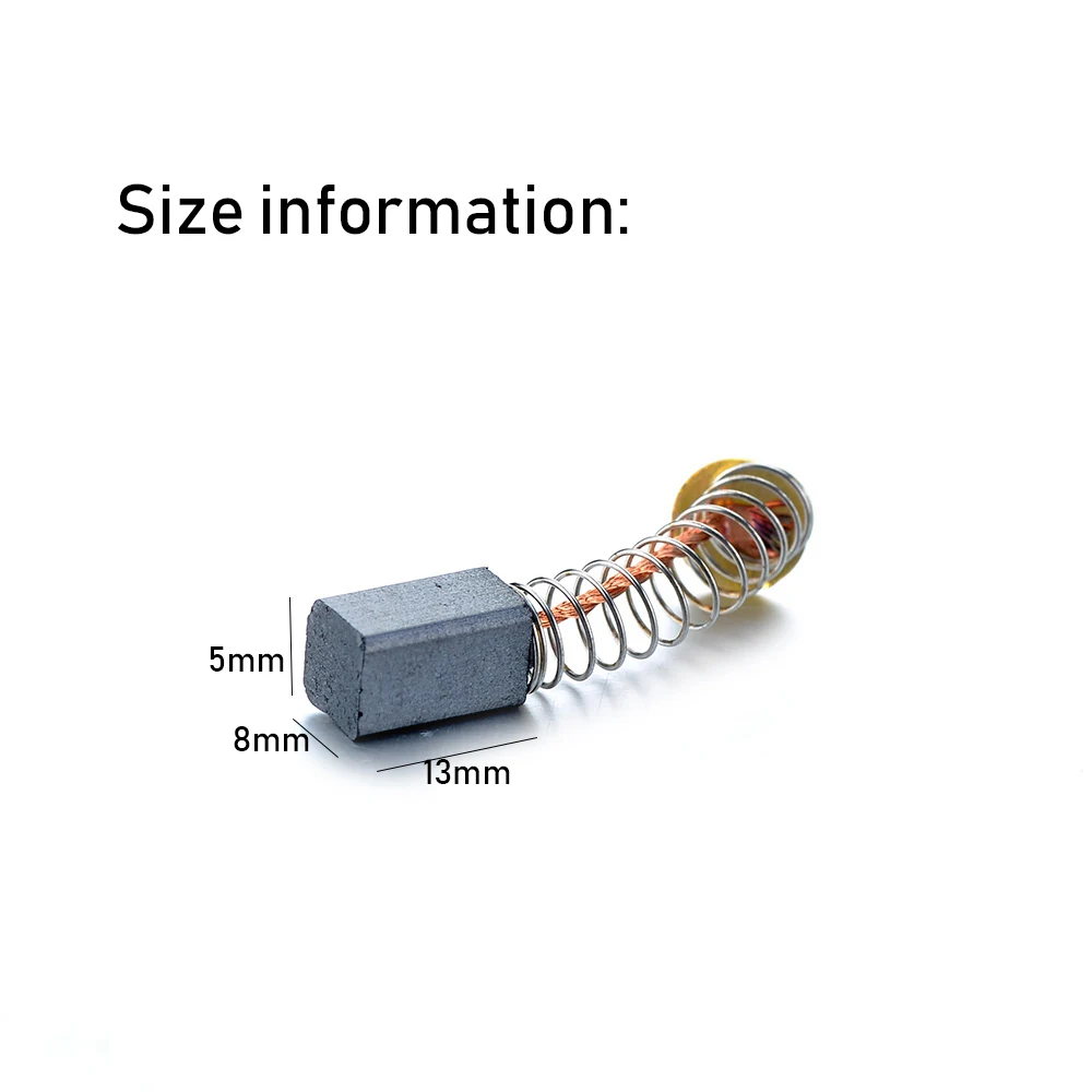 High-Performance Carbon Brushes 5x8x13mm Set 6 High-Performance Carbon Brushes 5x8x13mm Set - Image 6