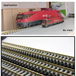 HO Scale 50cm Model Railway Track with Copper Rails 11 Se49f39bc94a94866887528e5c1e35a4dd