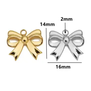 Stainless Steel Bow Knot Charms Set of 5 19 Se4a5f2a8297c42aeb869851df0e8e9987