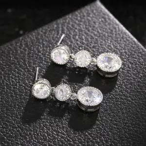 Silver Zirconia Drop Earrings for Women 10 Se4b22c5ef89842e5bd9d6438df753e26K