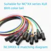 Color-Coded XLR Identification Rings Set