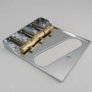 Vintage Tele Style Guitar Bridge with Brass Saddle 11 Se4c8df71e48f4dbbb23ae79f7676b112D