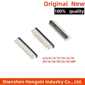 10PCS 0.5mm Pitch FFC/FPC Connectors Set