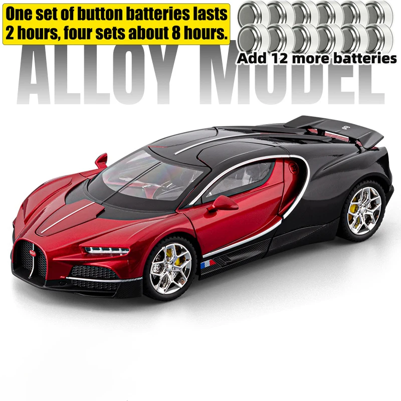 1:24 Scale Blue Supercar Model for Collectors 10 1:24 Scale Blue Supercar Model for Collectors - Image 10