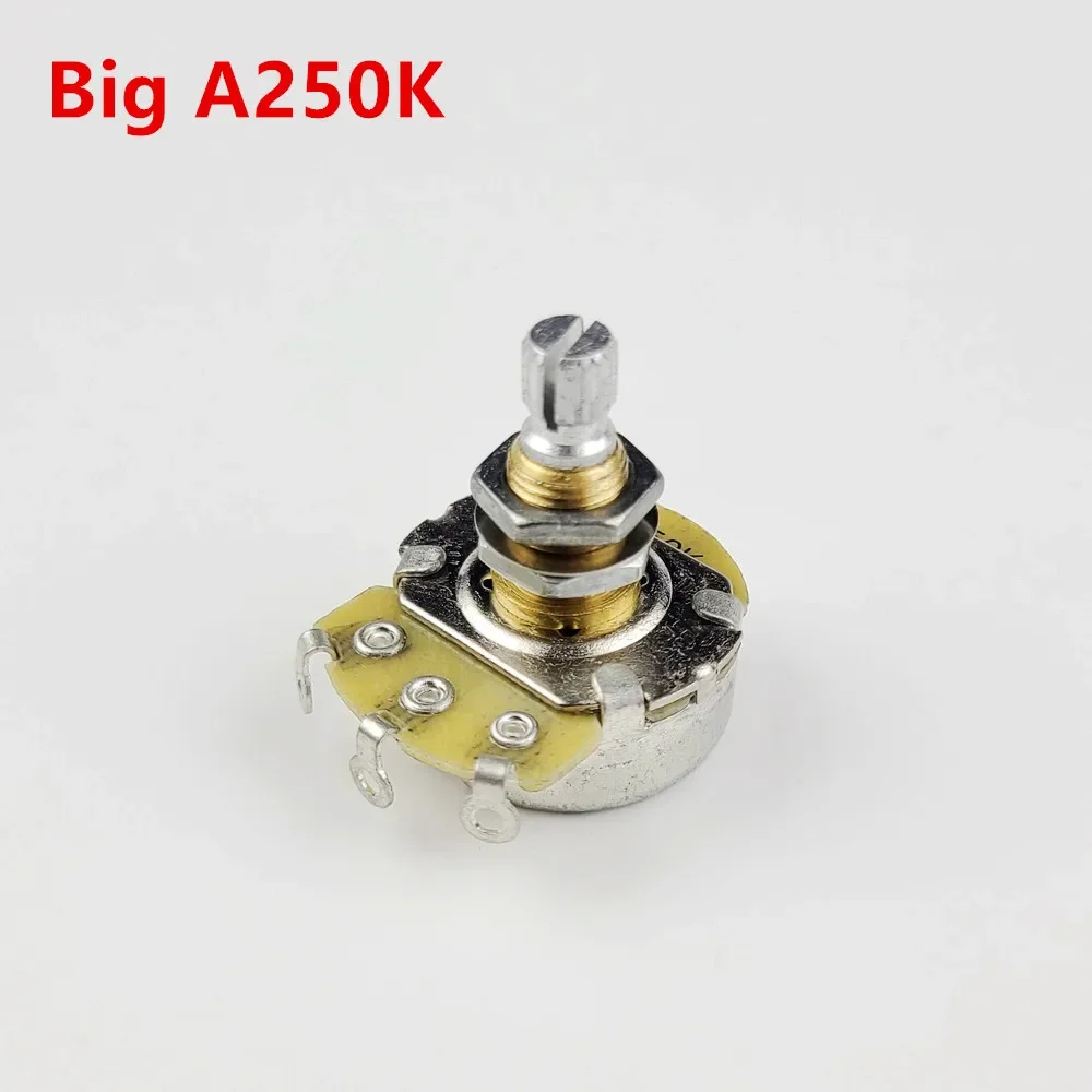 Korean Brass Shaft Guitar Potentiometer A500K 10 Korean Brass Shaft Guitar Potentiometer A500K - Image 10