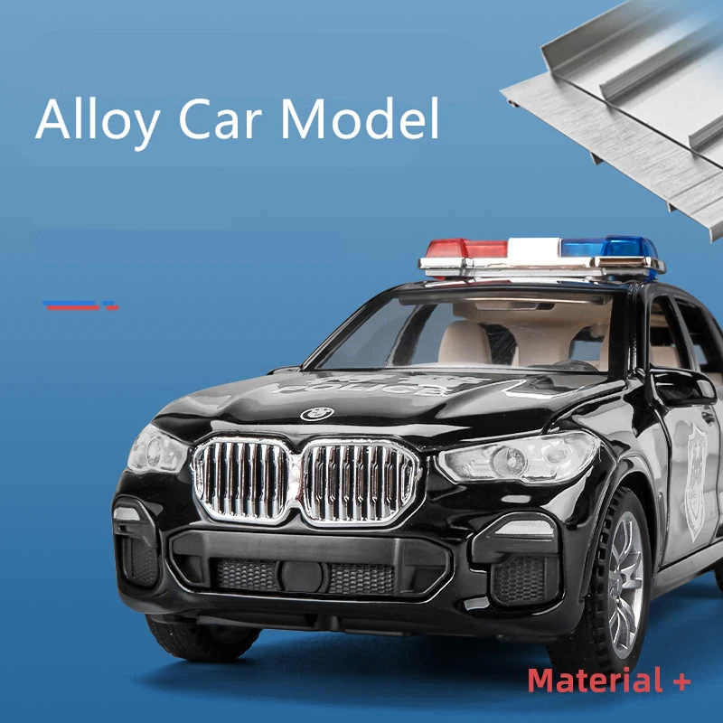 1:32 BMW X5 Police Diecast Model 5 1:32 BMW X5 Police Diecast Model - Image 5
