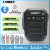 ABBREE Wireless Bluetooth Microphone for Two-Way Radios
