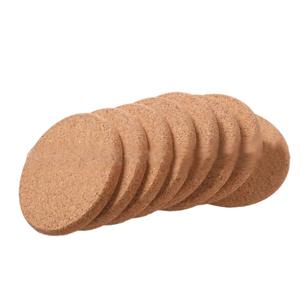 Natural Cork Coasters Set for Home & Office 5 Natural Cork Coasters Set for Home & Office - Image 5