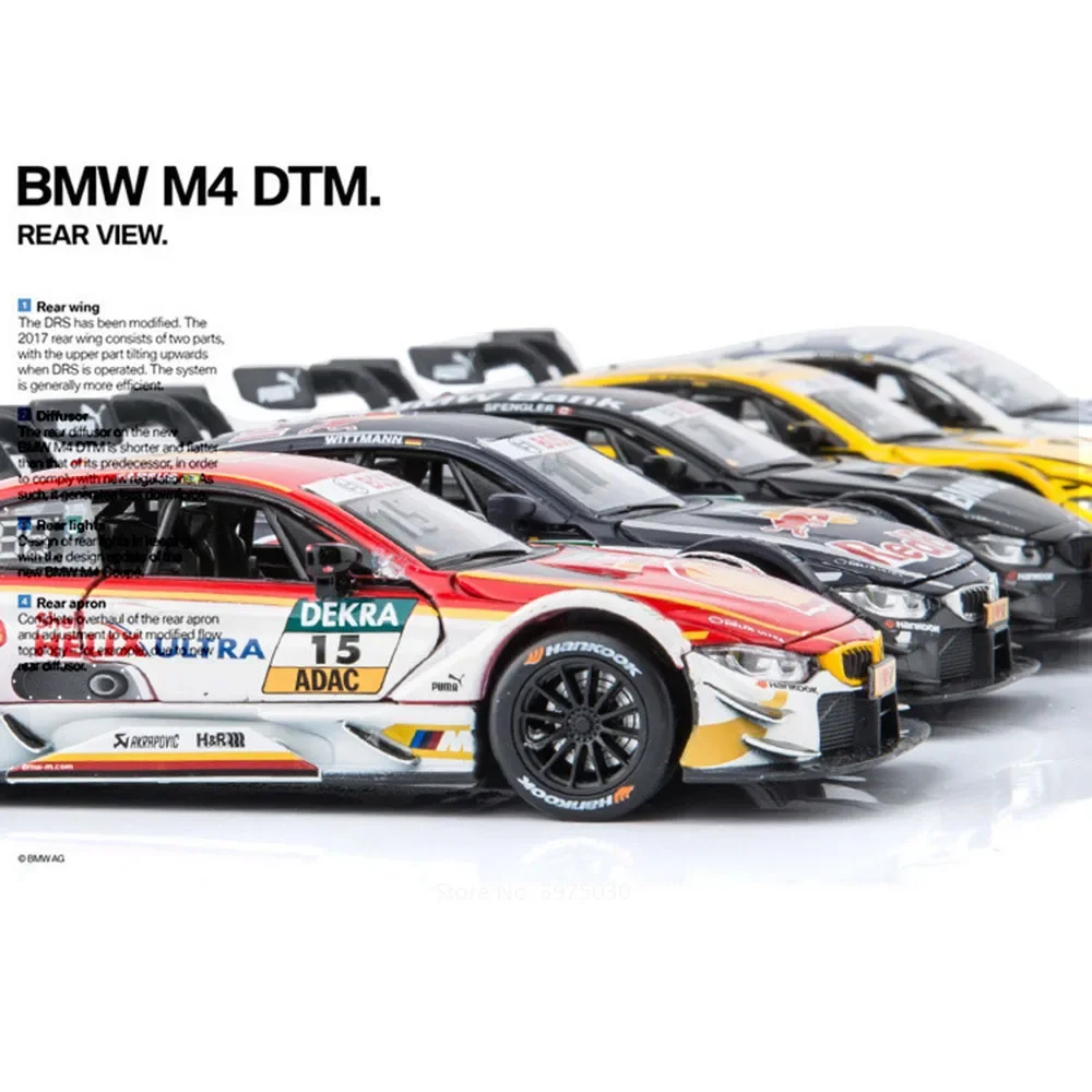 BMW M4 DTM 1:32 Scale Diecast Model 4 BMW M4 DTM 1:32 Scale Diecast Model - Image 4