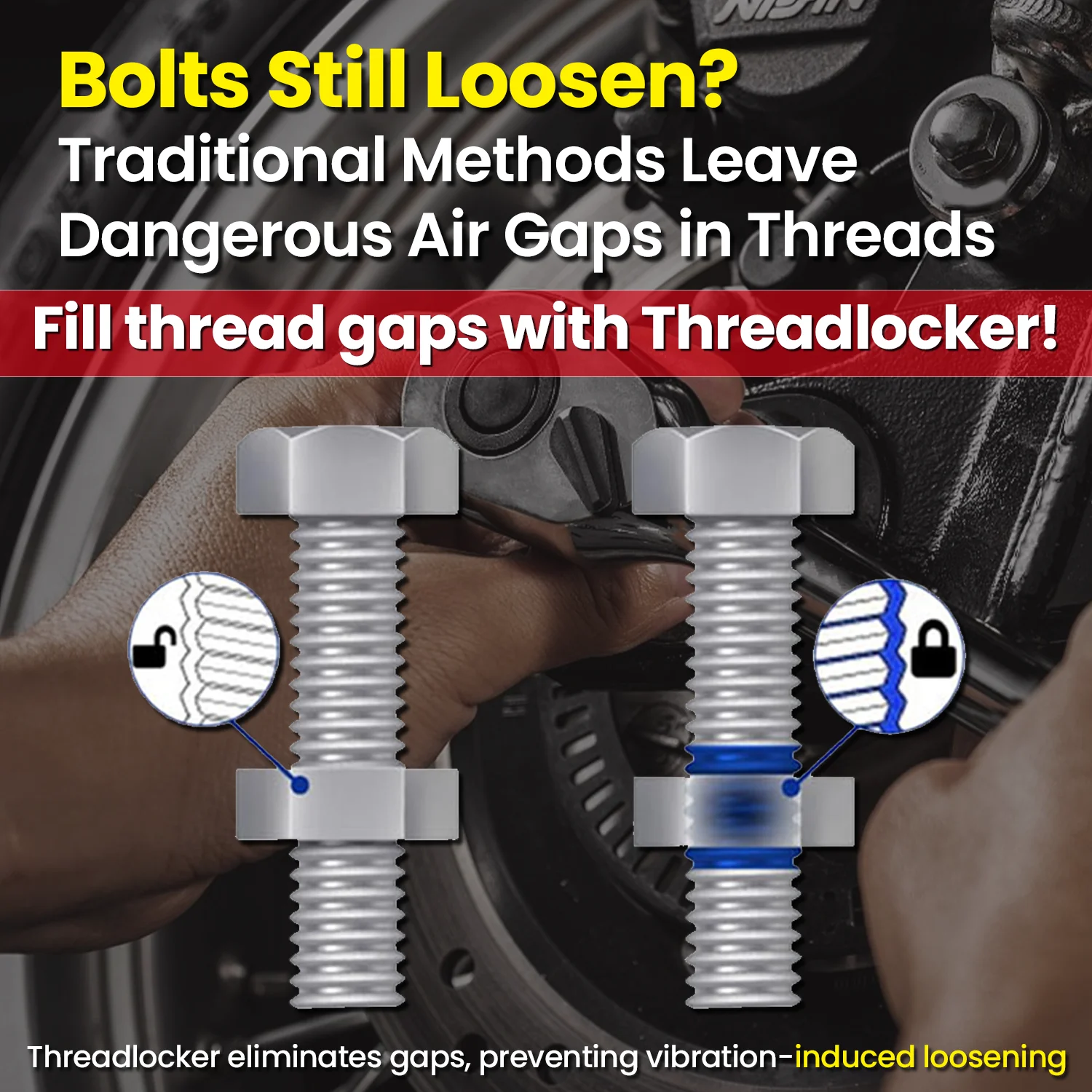 LOOLIFL 243/271 Metal Threadlocker, 20g Pack 3 LOOLIFL 243/271 Metal Threadlocker, 20g Pack - Image 3