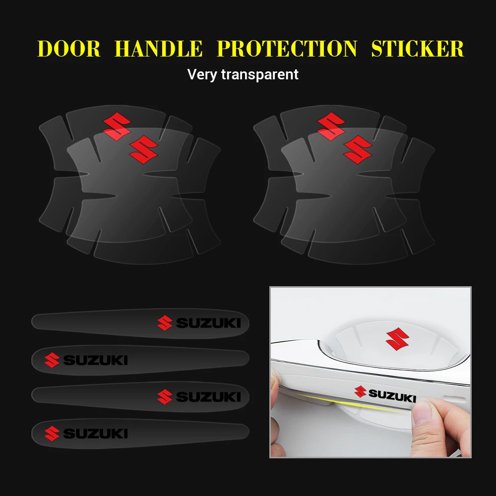 Suzuki Handle Protection Stickers 4-8 pcs 2 Suzuki Handle Protection Stickers 4-8 pcs - Image 2