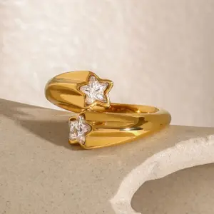 Stainless Steel Zircon Star Ring Set for Women 13 Se5348af4409e451faa1d3eb94f3b686dj 2