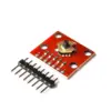 Red 5-Way Tactile Switch Module for Microcontrollers