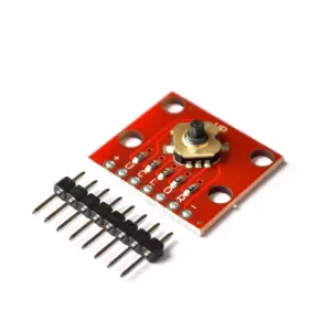 Red 5-Way Tactile Switch Module for Microcontrollers