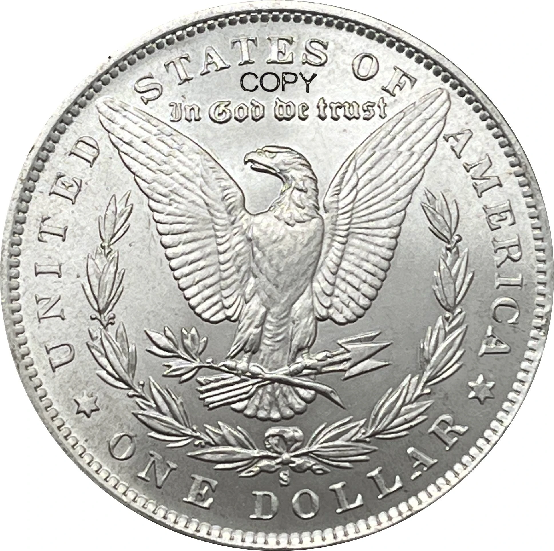 Replica US 1894 S Morgan Silver Coin 4 Replica US 1894 S Morgan Silver Coin - Image 4