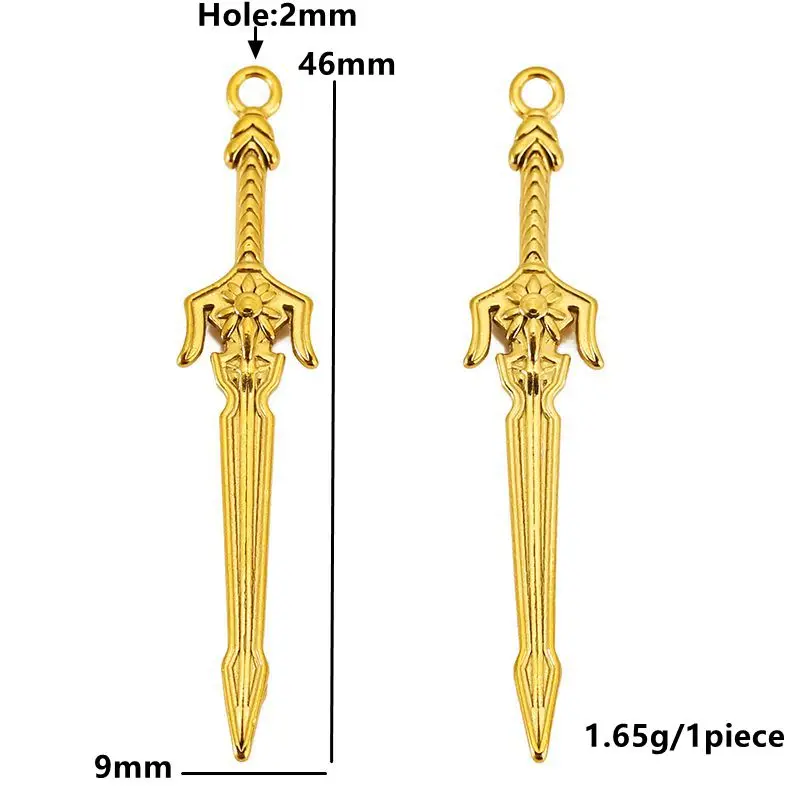 Stainless Steel Knightly Sword Charm Set 10 Stainless Steel Knightly Sword Charm Set - Image 10
