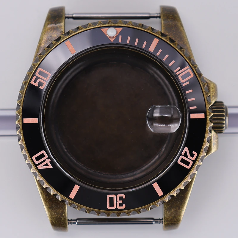 Vintage Bronze 40mm Watch Case for Seiko NH36 2 Vintage Bronze 40mm Watch Case for Seiko NH36 - Image 2