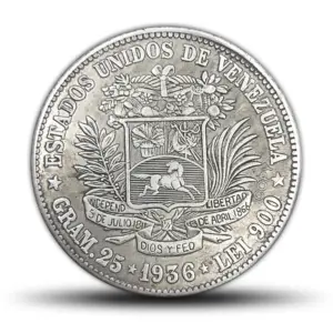Vintage Venezuela 1936 Challenge Coin 7 Se5761affb27f4dde8586370e7f8aebccL