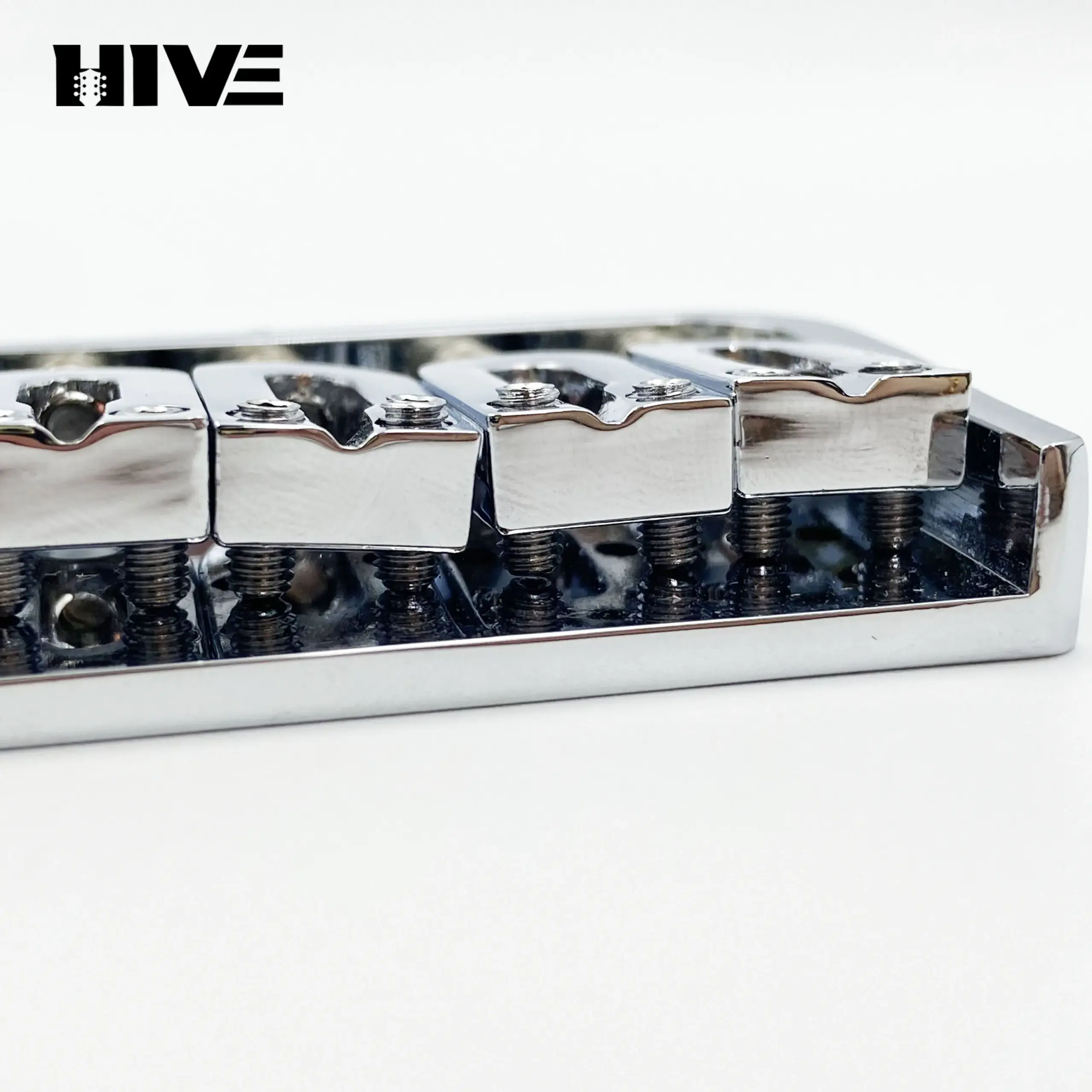 Zinc Alloy Electric Guitar Bridge in Gold, Silver, Black 4 Zinc Alloy Electric Guitar Bridge in Gold, Silver, Black - Image 4