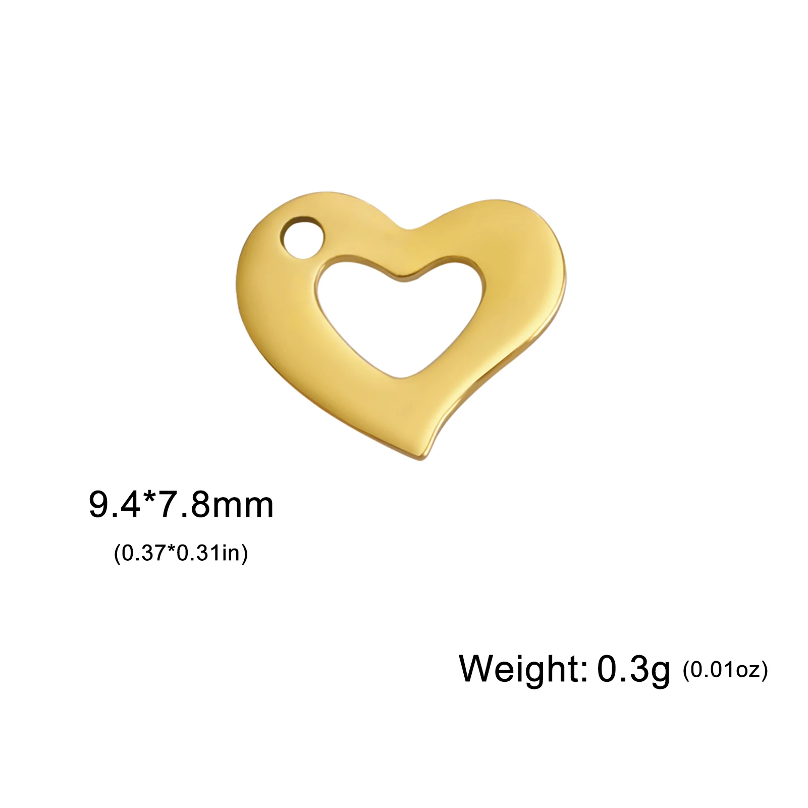 Set of 5 Stainless Steel Jewelry Charms 7 Set of 5 Stainless Steel Jewelry Charms - Image 7