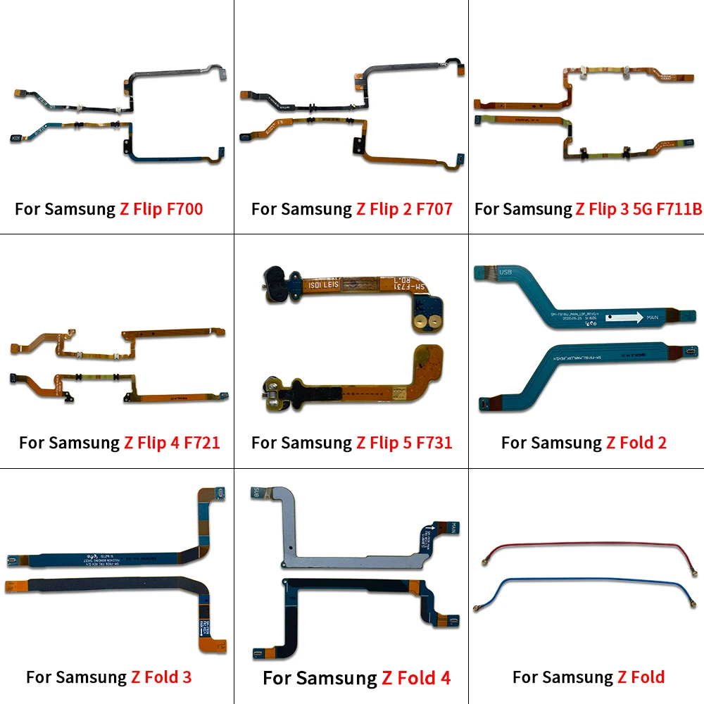 Samsung Fold & Flip Signal Antenna Flex Cables Set 6 Samsung Fold & Flip Signal Antenna Flex Cables Set - Image 6