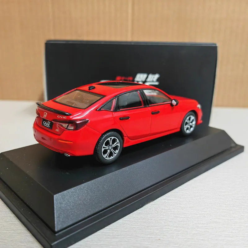 Red 2025 Honda Civic Model 1:43 Diecast 4 Red 2025 Honda Civic Model 1:43 Diecast - Image 4