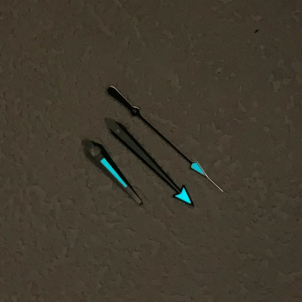 Luminous Watch Hands Set for NH35/36, 4R, 7S 2 Luminous Watch Hands Set for NH35/36, 4R, 7S - Image 2