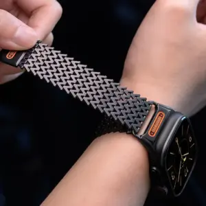 Stainless Steel Apple Watch Strap for Series 3-8 13 Se614475404664578b5f9257f577da79e3