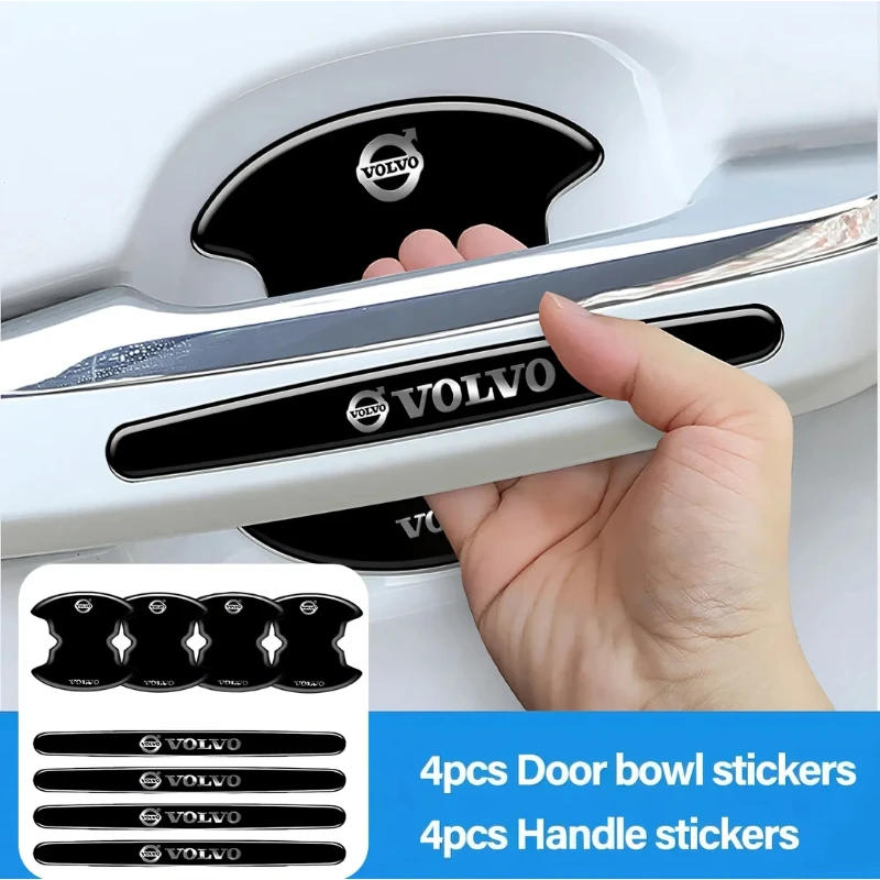 Car Door Handle Protector Stickers Set of 4 or 8 1 Car Door Handle Protector Stickers Set of 4 or 8