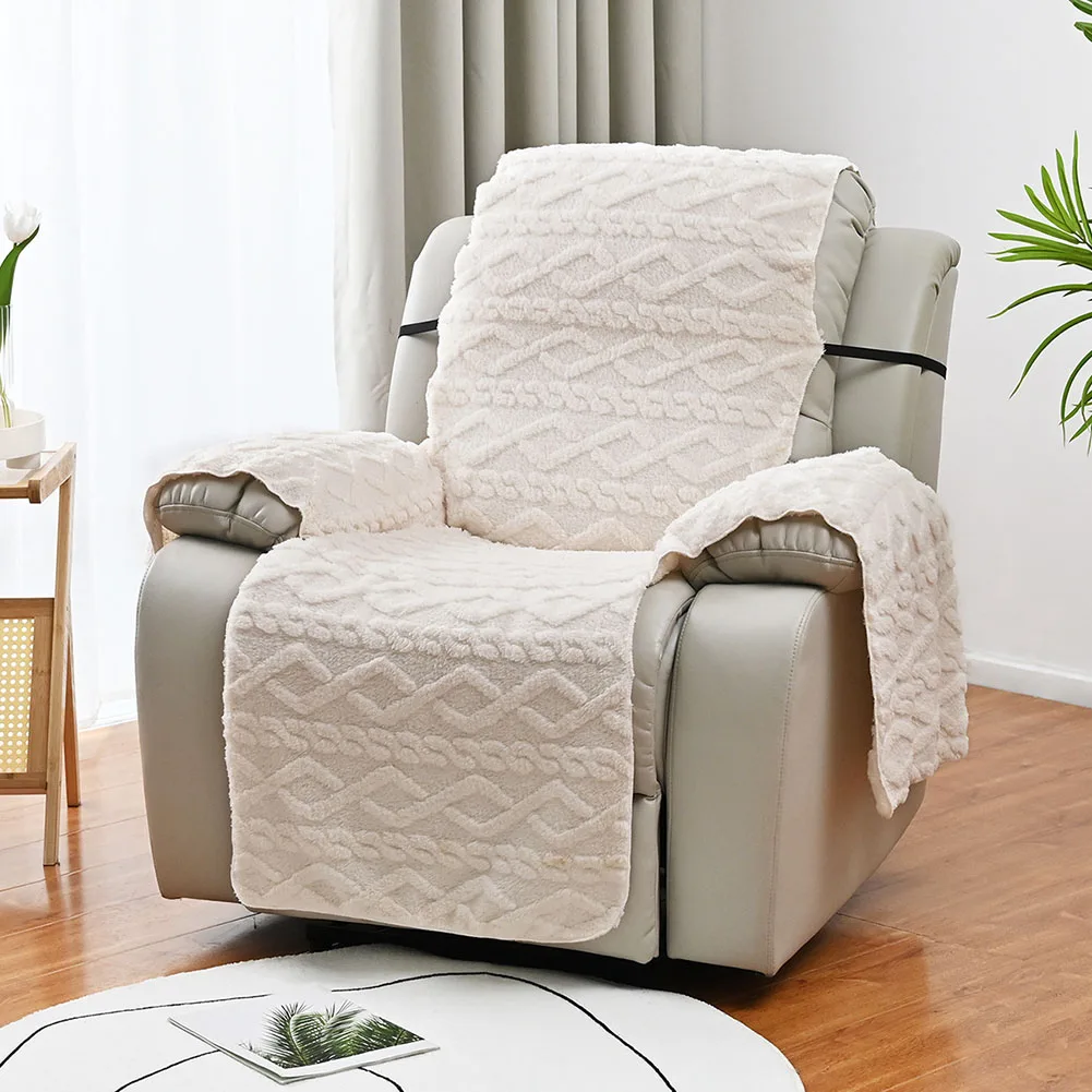 Plush Velvet Recliner Cover in 3 Colors 7 Plush Velvet Recliner Cover in 3 Colors - Image 7
