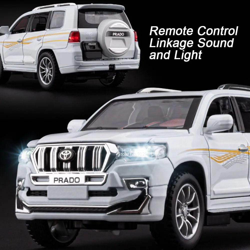 1:24 Scale Prado RC Off-Road SUV Model 5 1:24 Scale Prado RC Off-Road SUV Model - Image 5