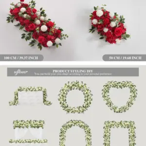 Artificial Rose Floral Row for Decor 15 Se666537fe9244d1397164ab14b4f6443v