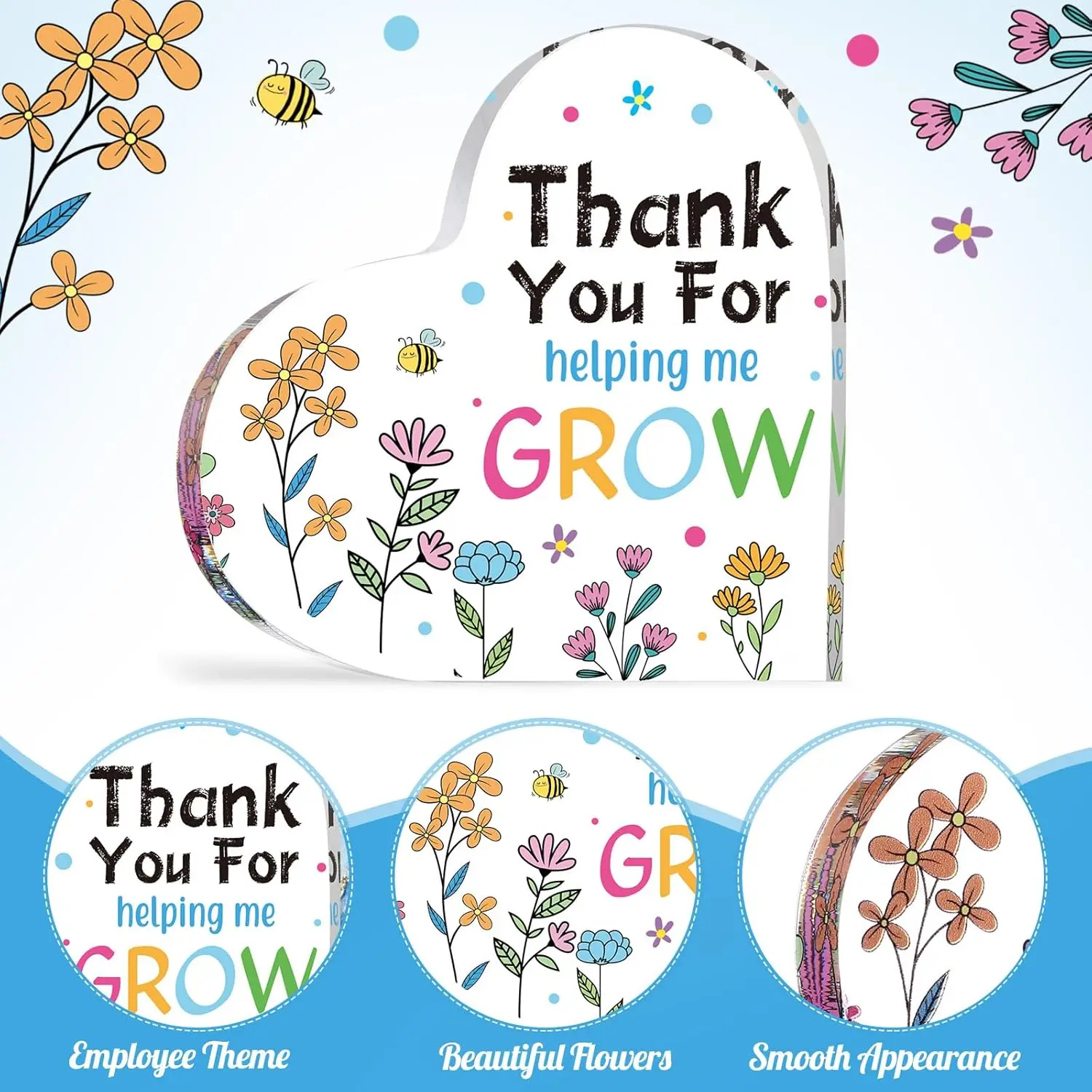 Vibrant Teacher Appreciation Acrylic Paperweight 5 Vibrant Teacher Appreciation Acrylic Paperweight - Image 5