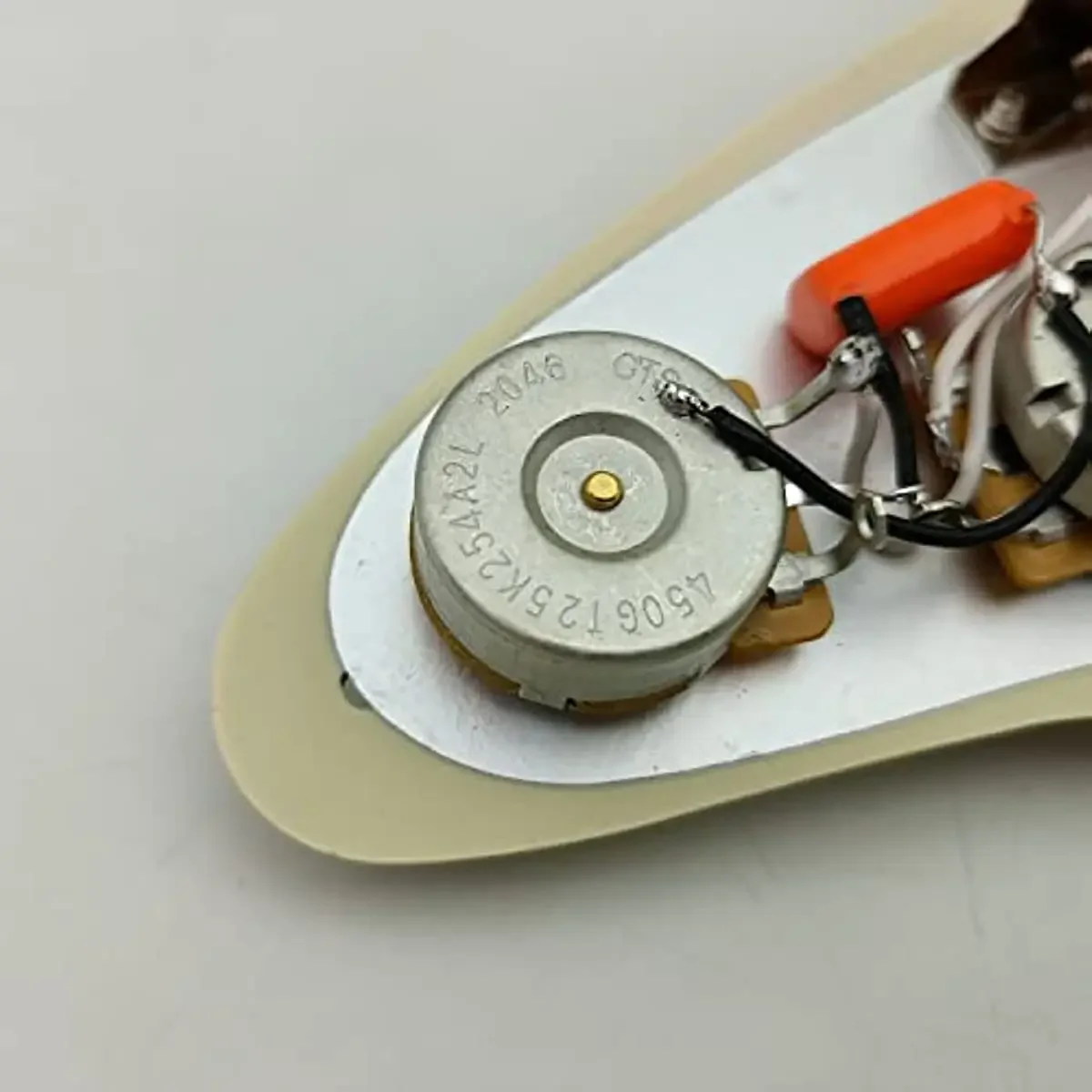 Red & Black Strat Pickguard with Custom Electronics 5 Red & Black Strat Pickguard with Custom Electronics - Image 5