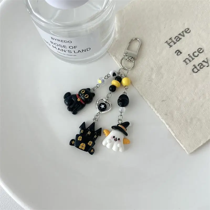 Halloween Ghost Keychain with Beads 7 Halloween Ghost Keychain with Beads - Image 7