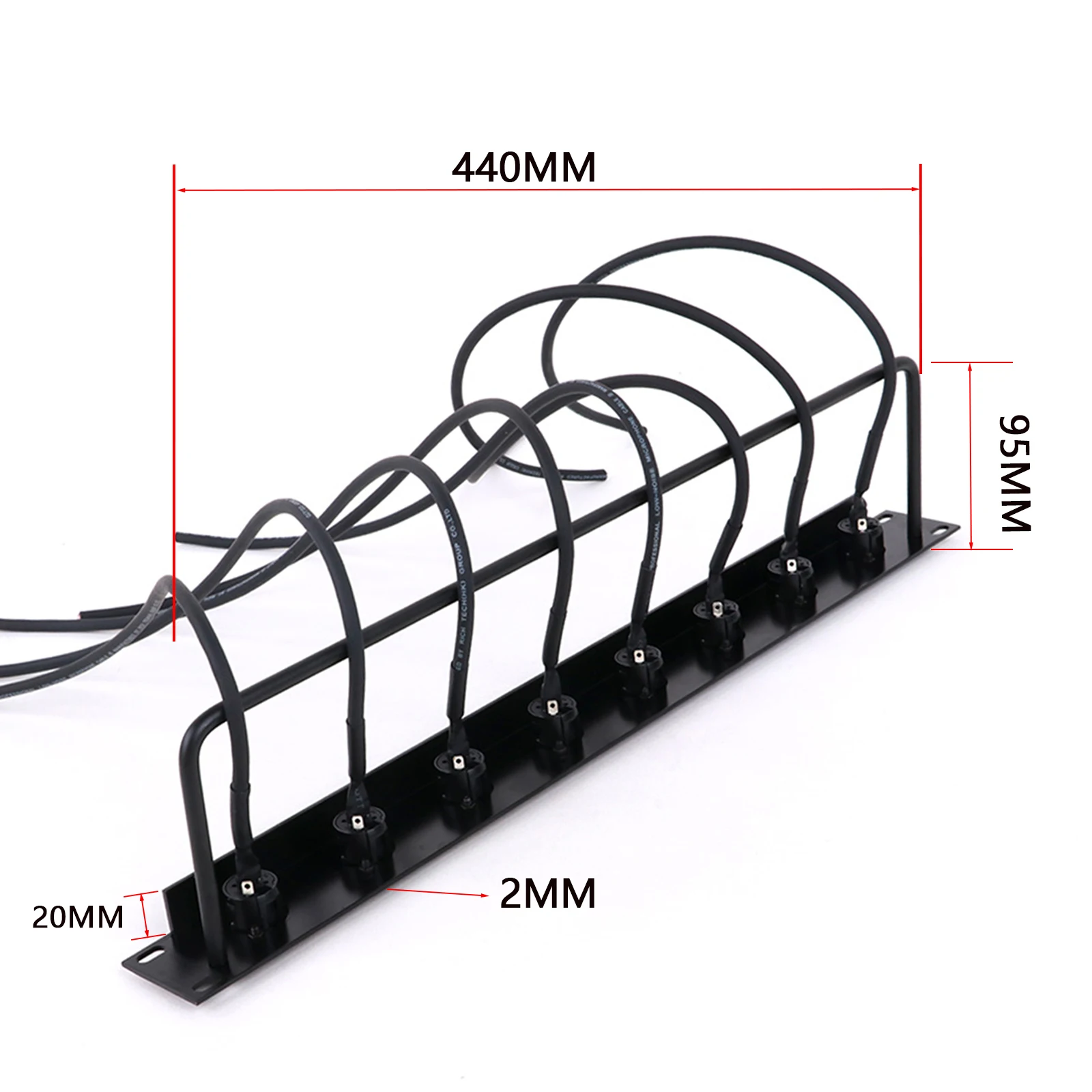8-Port XLR Jumper Panel for Audio Systems 4 8-Port XLR Jumper Panel for Audio Systems - Image 4