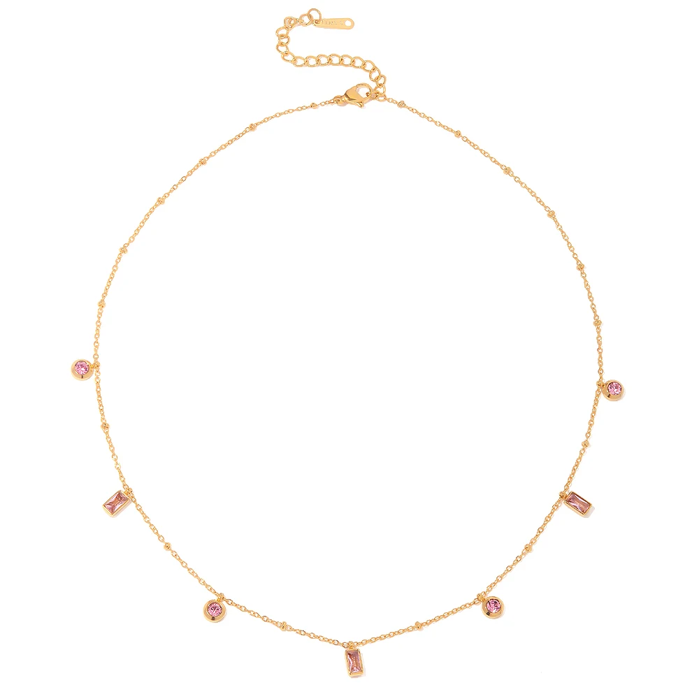 Gold-Tone Stainless Steel Necklace JDB201457 7 Gold-Tone Stainless Steel Necklace JDB201457 - Image 7