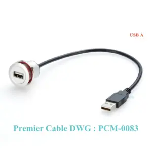 USB 2.0 Round Panel Mount Extension Cable 19 Se6b6f759f7344eec9c9a7ecc73faae5ap 3