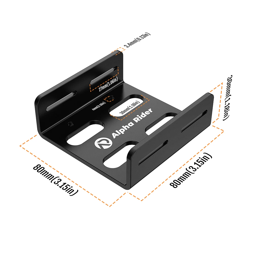 Black Aluminum Jet Ski Speaker Mount Kit 6 Black Aluminum Jet Ski Speaker Mount Kit - Image 6