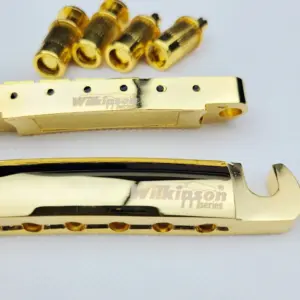 Gold Wilkinson Guitar Bridge for Les Paul 9 Se70b043be79c495792bff188102ef227R