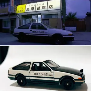 Miniature Toyota AE86 1:64 Scale Diecast Model 14 Se732db9bb05344dbb6628bd005396541C